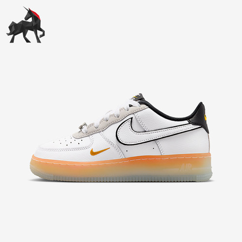 Nike/耐克正品Air Force 1 GS女子大童耐磨透气运动鞋IQ0205-100