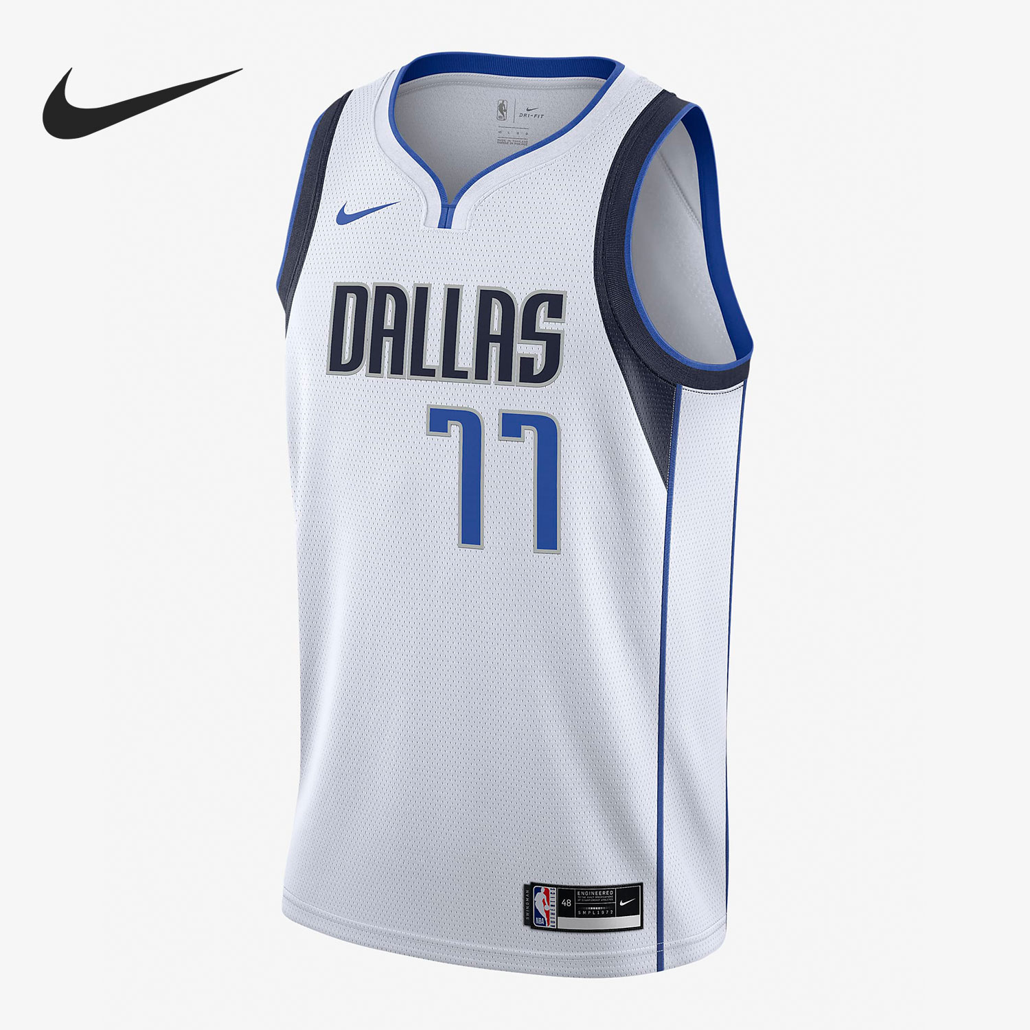 Nike/耐克正品2020赛季达拉斯独行侠队NBA SW男子球衣CW3588-109 运动服/休闲服装 运动T恤 原图主图