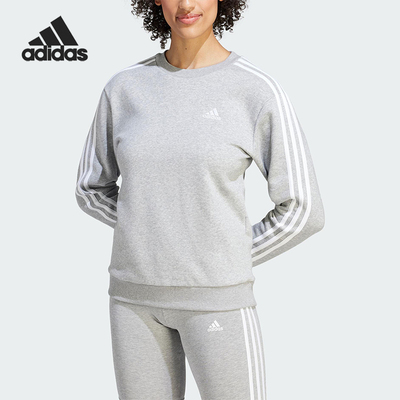 Adidas/阿迪达斯正品W 3S FL SWT女士圆领运动休闲经典卫衣IM0206