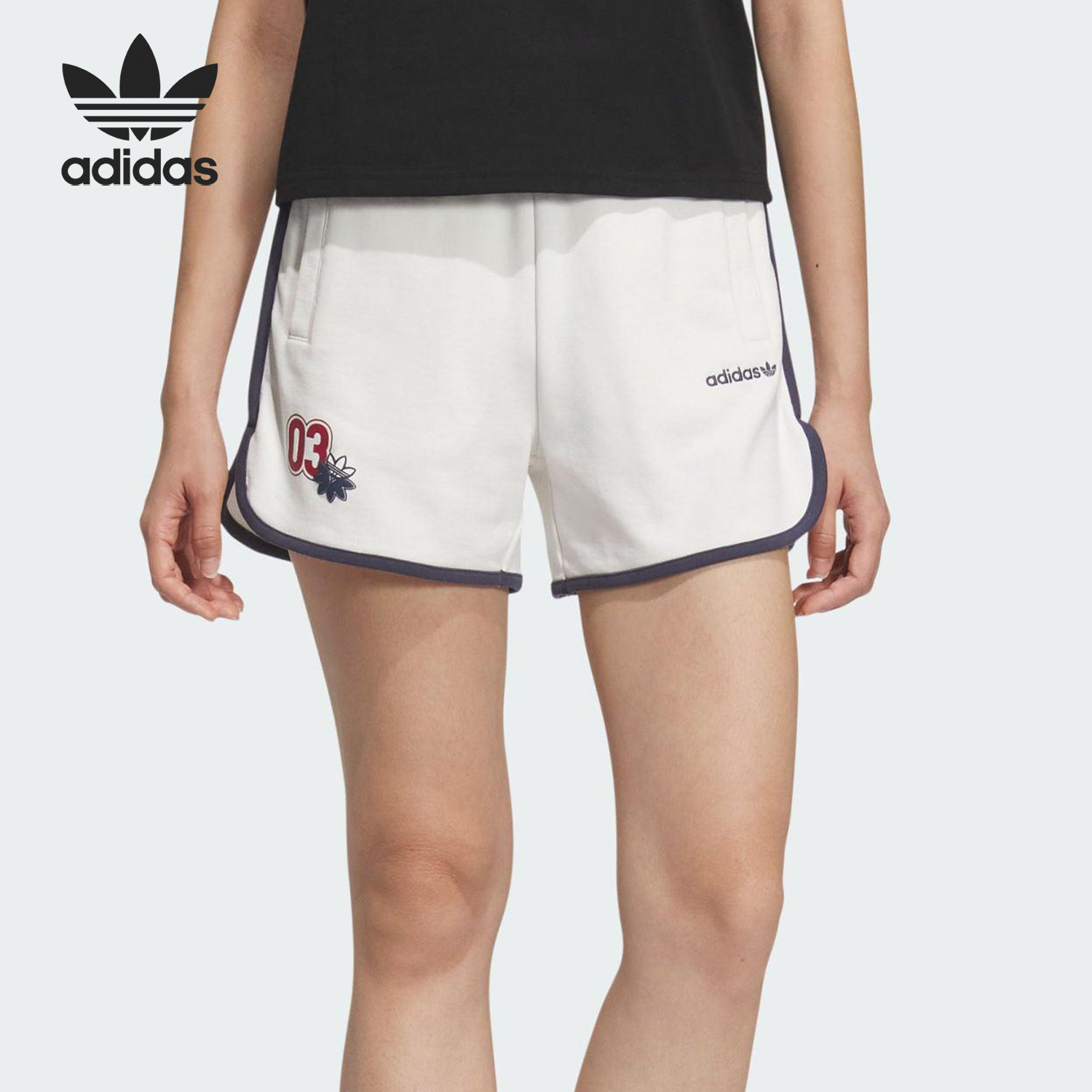 Adidas/阿迪达斯官方正品三叶草女士透气运动经典休闲短裤JX6574,运动服/休闲服装,运动中长裤／短裤,淘宝优惠券,粉丝福利购,淘宝优惠卷