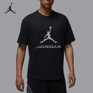 HQ9092 Nike 针织透气运动宽松短袖 JORDAN男士 010 耐克官方正品