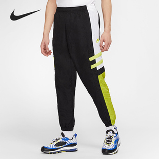Nike 休闲男子运动收口撞色拼接训练长裤 CJ4926 010 耐克官方正品