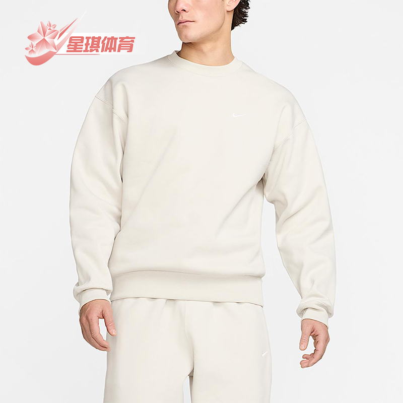 Nike/耐克正品春秋男士运动长袖简约套头经典加绒卫衣DX1362-072