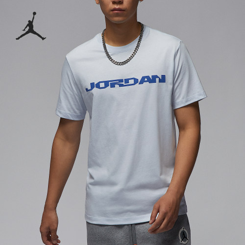 Nike/耐克正品JORDAN男士印花宽松透气休闲短袖FZ1976-085
