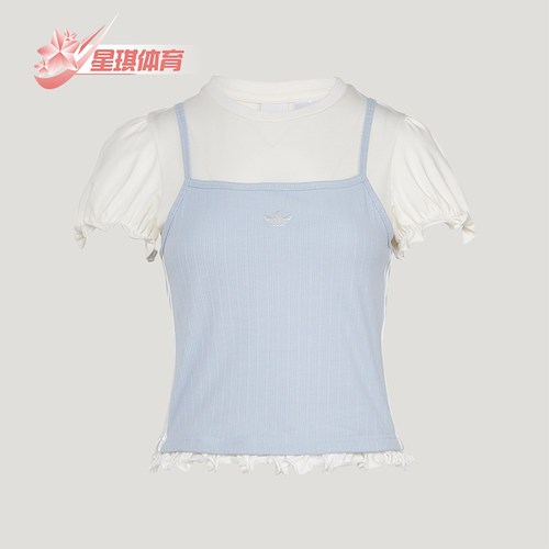 Adidas/阿迪达斯正品三叶草女士日常休闲经典运动短袖T恤KY3298