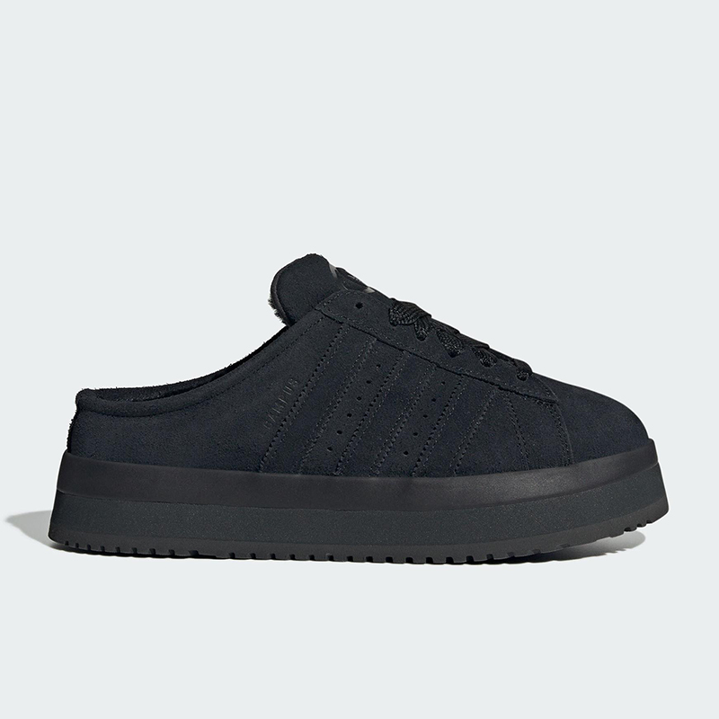 Adidas/阿迪达斯正品三叶草女士耐磨一脚蹬厚底休闲运动鞋JR3733