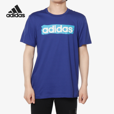 Adidas/阿迪达斯官方正品 夏季新款男子运动型格短袖T恤 DV3052