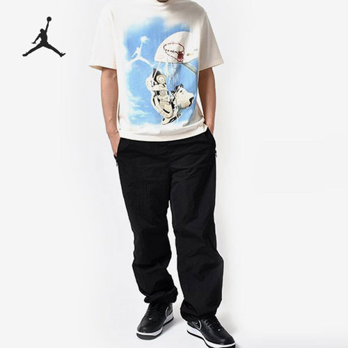 Nike/耐克正品Air Jordan男子运动休闲印花短袖T恤DJ7978-110