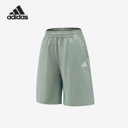Adidas/阿迪达斯正品运动休闲简约松紧腰经典短裤新款短裤KZ0355