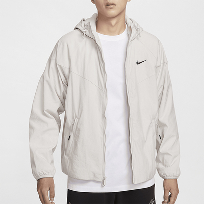 耐克男士户外梭织连帽宽松外套