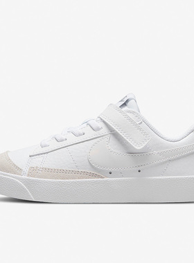 Nike/耐克正品BLAZER LOW 77儿童魔术贴开拓者休闲板鞋DA4075-110