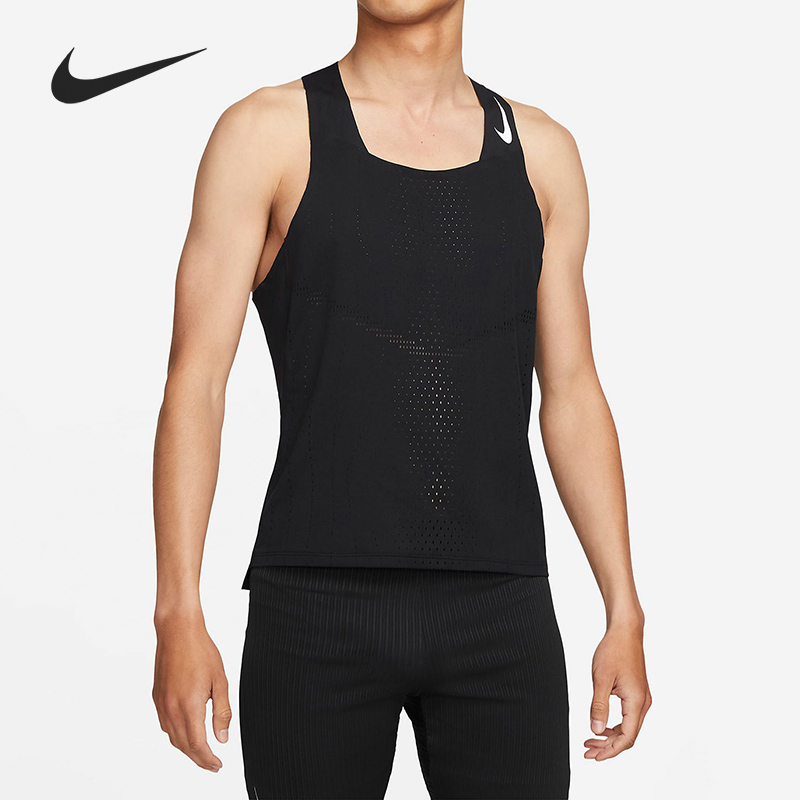 Nike/耐克正品新款男子跑步健身训练圆领背心无袖T恤 DM4625-010
