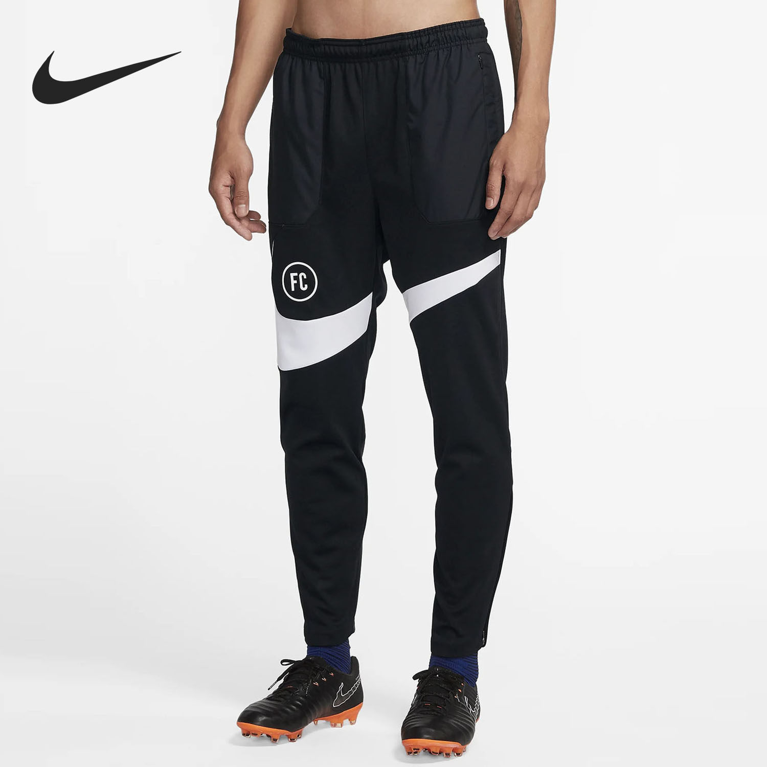 Nike/耐克正品 F.C.男子冬季足球训练运动休闲针织长裤AT6104