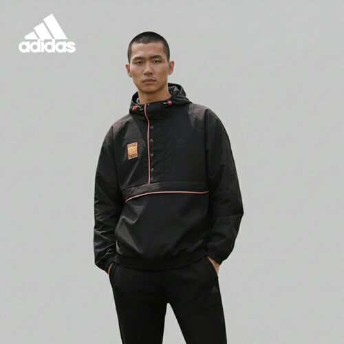 Adidas男子连帽休闲外套