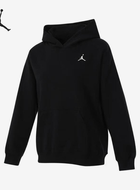Nike/耐克正品JORDAN女士休闲运动连帽套头卫衣HJ1347-010