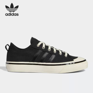 RF男女帆布鞋 NIZZA 三叶草 Adidas 板鞋 阿迪达斯官方正品 GX8485