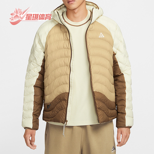 运动拼接保暖连帽棉服HJ3736 Nike FIT男士 Therma 229 耐克正品