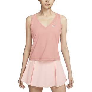 Nike/耐克官方正品夏季新款女子运动透气V领无袖背心CV4785-618