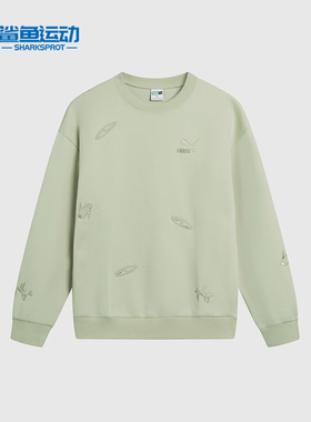 Puma/彪马正品运动男士宽松针织时尚休闲卫衣套头衫631070-33