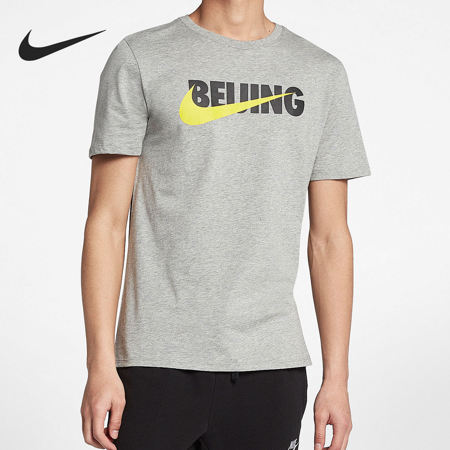 Nike/耐克正品夏新款透气运动休闲男子圆领短袖T恤AH2279-063