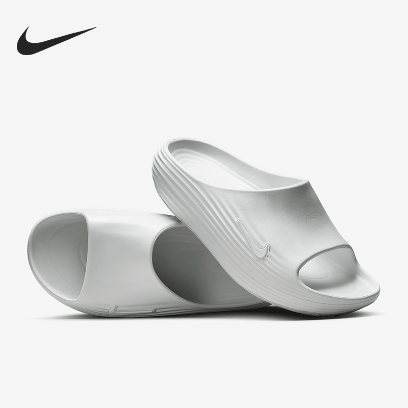 耐克男士一脚蹬简约耐磨拖鞋