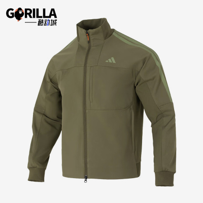 Adidas/阿迪达斯正品2026男士休闲经典舒适立领夹克外套KR2534