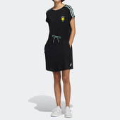 笑脸运动连衣裙 Adidas 短袖 女子26夏季 GP5778 阿迪达斯正品