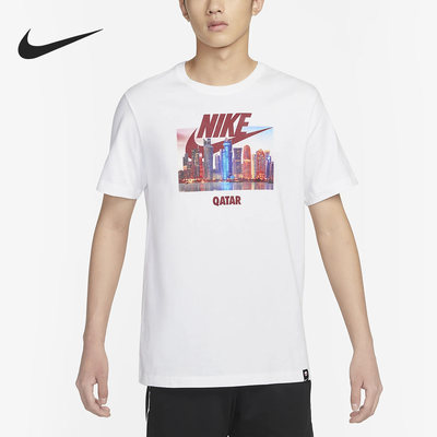Nike/耐克正品新款男士印花圆领透气休闲运动T恤DX4170-100