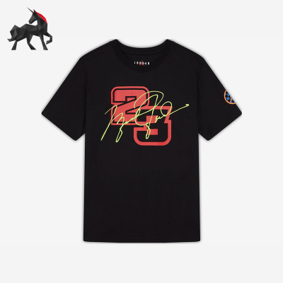 Nike/耐克正品夏季Jordan 男士圆领字母经典短袖T恤DQ6065-010