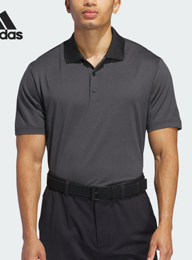 Adidas/阿迪达斯官方正品当季新款男士高尔夫短领POLO衫IU4364