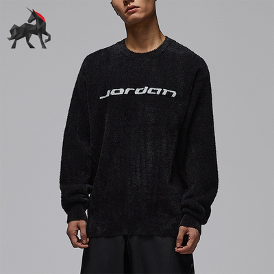 Nike/耐克正品JORDAN男士休闲圆领刺绣耐穿运动套头衫IF1828-010