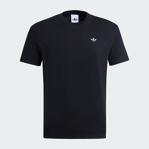 Adidas/阿迪达斯正品三叶草男女休闲针织套头圆领运动短袖IB7063
