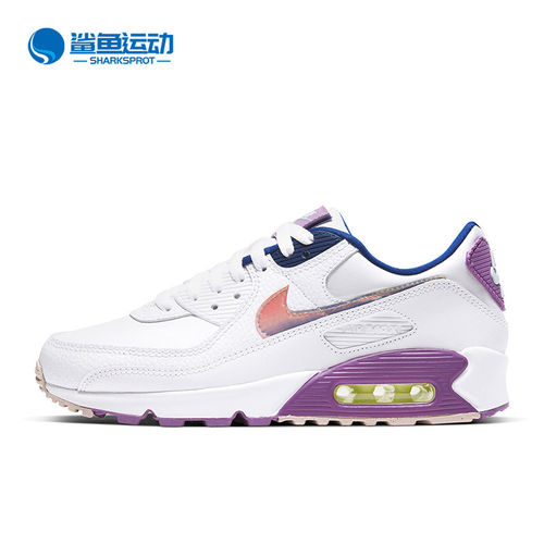 NIKE/耐克夏季女子AIR MAX 90 休闲耐磨运动跑步鞋CJ0623-100