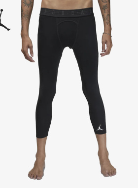 Nike/耐克正品Air Jordan男子健身运动紧身七分裤DX3140-010