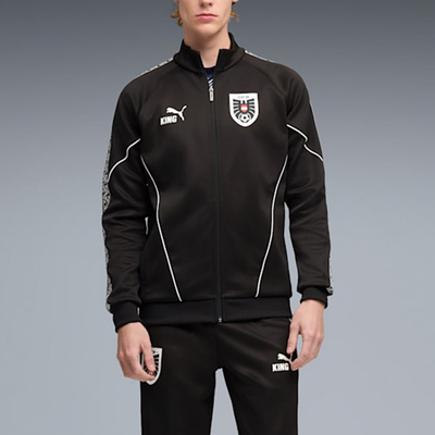 Puma/彪马正品KING新款男黑白色足球训练经典夹克外套783907-14
