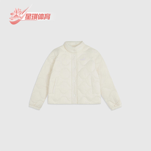 Puma/彪马正品SHORT女士短款立领落肩长袖羽绒夹克640306-87