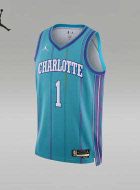 Nike/耐克正品夏洛特黄蜂队男士透气无袖运动背心DX8610-415