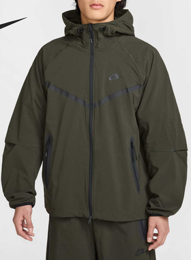 Nike/耐克官方正品Tech Windrunner男士梭织拉链外套HM7152-355