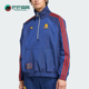 三叶草男士 Adidas 阿迪达斯正品 休闲立领足球运动梭织卫衣JM2133