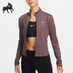 运动跑步外套IB1999 2025女士耐穿立领印花修身 502 耐克正品 Nike