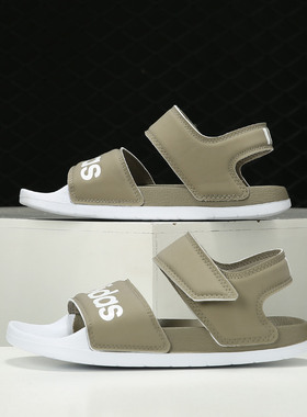 Adidas/阿迪达斯正品NEO男女鞋新款魔术贴休闲运动凉鞋F35414