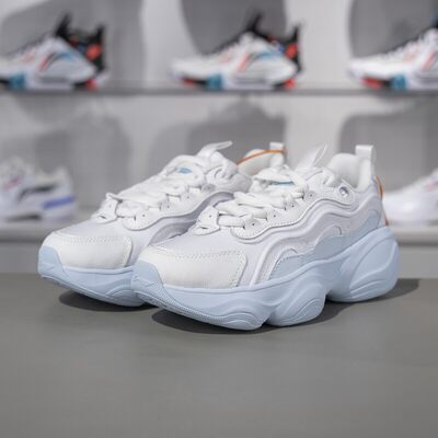 李宁正品2024新款蜜糖V2女子反光舒适厚底防滑休闲鞋AGCU296-5