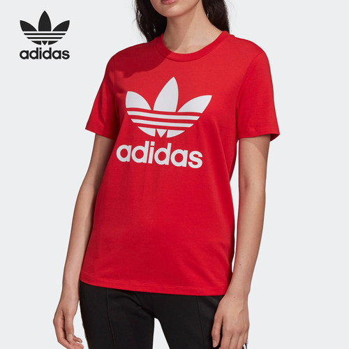 阿迪达斯正品女士运动短袖