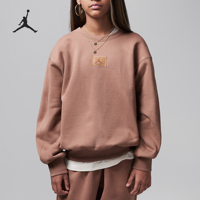 耐克大童运动复古宽松休闲卫衣