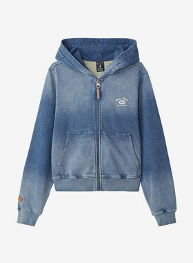 Skechers/斯凯奇正品春秋款女士印花针织连帽外套L125W016-053V