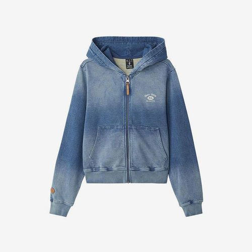 Skechers/斯凯奇正品春秋款女士印花针织连帽外套L125W016-053V