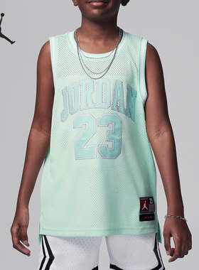 Nike/耐克正品Jordan 23 大童夏季圆领无袖球衣DX8461-312