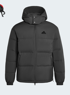 Adidas/阿迪达斯正品2025男女日常保暖运动连帽耐穿羽绒服KF1784