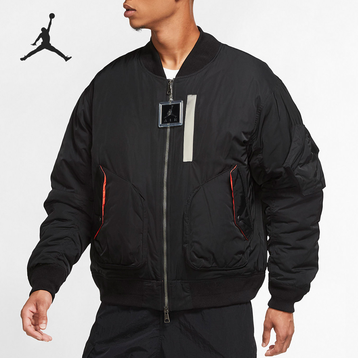 Nike/耐克官方正品男子JORDAN 时尚保暖立领运动休闲棉服 CK6669