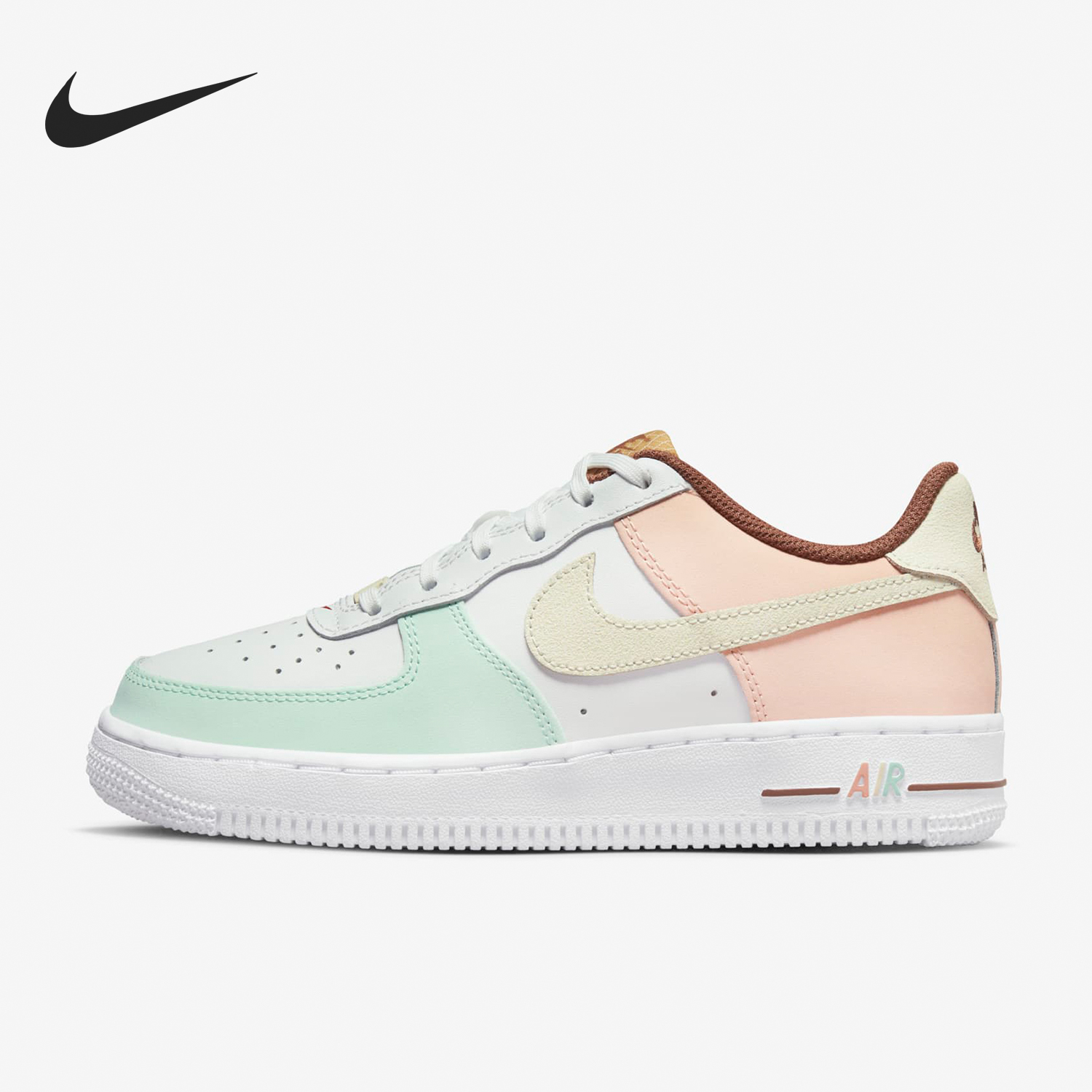 Nike/耐克正品运动女士拼接撞色时尚潮流耐磨板鞋DX3727-100